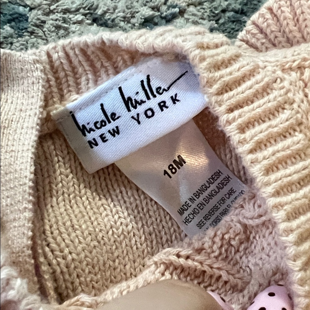 Nicole Miller Pink Matching Sweater Set - Picture 4 of 10